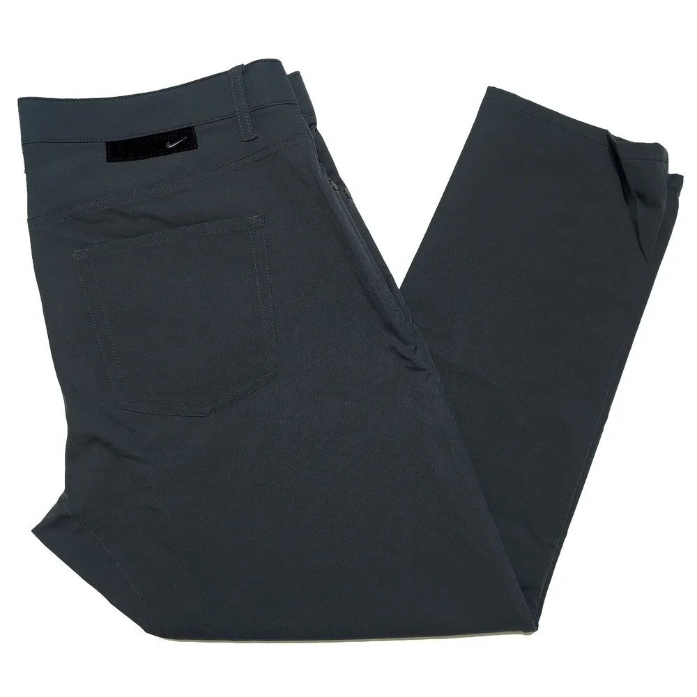NIKE Golf Pants Men 35x30 Grey NWOT Dri-FIT Repel 5-Pocket Slim Fit DA3064-070